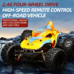 Mamido RC Monster Truck 1:16 Max 35 km/h dosah 100m 2.4Ghz 4x4 Bezkartáčový motor Barva: Červená