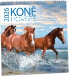Nástěnný kalendář ARIA 2026 - Koně