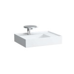 Laufen - Kartell Umyvadlo 60x46 cm, s 1 otvorem pro baterii, SaphirKeramik, s LCC, bílá H8103344001111