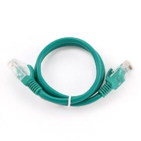 Gembird UTP CAT5E 0.5m / patch kabel / s ochranou / zelená (PP12-0.5M/G)