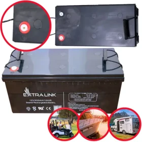 Extralink Akumulátor AGM 12V 200Ah / Akumulátor / VRLA / bezúdržbový (EX.9793)