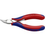 KNIPEX - kleště půlkulaté, zahnuté, s křížovým ozubením - 200mm, vysoká pevnost čelistí (3821200)