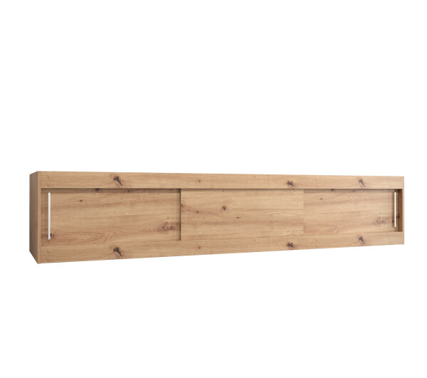 Nástavec na skříň Abi Barva korpusu: Dub artisan, Rozměry: 250 cm, Dveře: Dub artisan