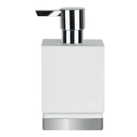 Spirella ROMA dávkovač mýdla bílý porcelán / stříbrný podstavec / 300 ml (7610583179692)