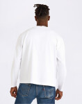 Tričko Organic Basics True Heavy Boxy Fit Long Sleeve Tee White