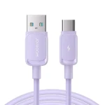 Joyroom S-AC027A14 Nabíjecí kabel USB-A (M) - USB-C (M) 3A 1.2m fialová (S-AC027A14 1.2m-Purp)