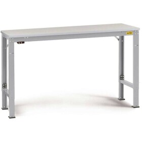 Manuflex LU7063.9006 ESD ESD pracovní stůl univerzální speciální základní stůl s kaučuk, Šxhxv = 1500 x 1000 x 722-1022 mm hliníkově stříbrná