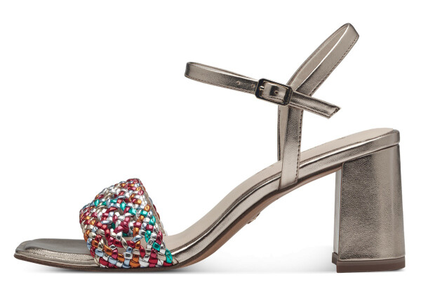 Tamaris 1-28055-42-902 Dámské sandály na podpatku multicolor 37