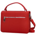 Módní dámská koženková kabelka do ruky MaxFly Jolanta, červená