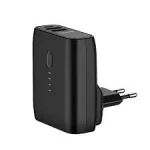 USAMS US-CD71 Power Bank + Dobíječ 5000mAh černá (6958444962993)