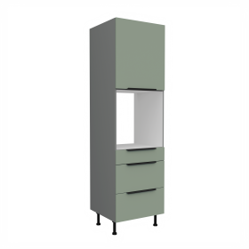 Vysoká skříňka pro vestavnou troubu Aria ANT 60 DPS-210 3S 1F - Premium Box Barva korpusu: Antracit, Barva dvířek: SA - Aquamarine AFM