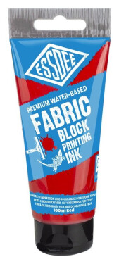 Textilní barva na linoryt 100ml - červená