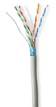 Nedis Síťový kabel CAT6 v roli šedá / Síťový kabel / F/UTP / Solid CCA / 305 m / PVC (CCBG8522GY300S)