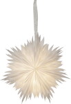 STAR TRADING Závěsná svítící hvězda Dis White 45 cm, bílá barva, papír
