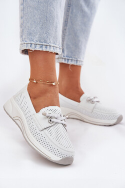 Dámské polobotky na platformě 56C2101 Bílá - Artiker bílá 36