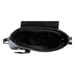 Kožená elegantní crossbody kabelka Abella, černá NEW