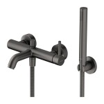 OMNIRES - Y vanová baterie se sprchovou soupravou grafit /GR/ Y1231GR