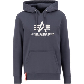 Alpha Industries Mikina Basic Hoody greyblack 3XL