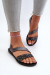 Dámské sandály Ipanema Vibe Sandal Fem Black and Silver Velikost: 41/42