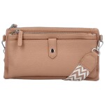 Stylová malá crossbody kabelka Perlla, starorůžová