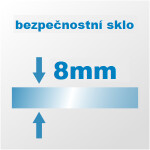 H K - Sprchový kout DIAMOND 150x70 L/P varianta SE-DIAMOND15070