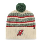 47 Brand Pánská Zimní Čepice New Jersey Devils Tavern 47 CUFF KNIT Natural