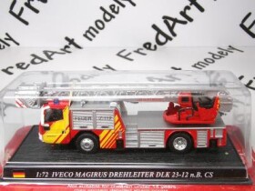 HASIČI - IVECO MAGIRUS DREHLEITER DLK 23-12 n.B. CS - DEL PRADO 1:72