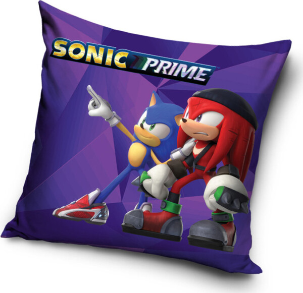 Povlak na polštářek Ježek Sonic a Knuckles