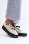 Polobotky LR769A černo-vanilkové - Step in style 36