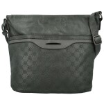 Módní dámská koženková crossbody kabelka Blandina new, tmavě šedá