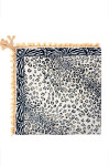 Art Of Polo 23409 Divoké třásně Sling světle béžová 110x110 cm