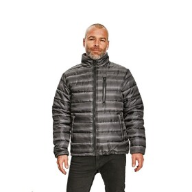 Bunda OUSTON pánská prošívaná se stojáčkem, 100% polyester DOPRODEJ!!! S černá
