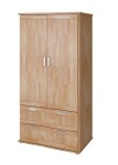 HP-Nábytek Skříň Alfa 2D Grand BUK ROZMĚR: (š/v/h) 95 x 185 x 55 cm pološatní