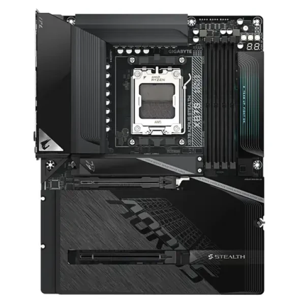 GIGABYTE X870 AORUS STEALTH / AMD X870 / DDR5 / SATA III RAID / USB4 / 5GLAN / M.2 / sc.AM5 / ATX (X870 A STEALTH)