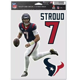 Samolepka Houston Texans NFL C.J. Stroud #7 Player Set (3 ks)% 1 ks