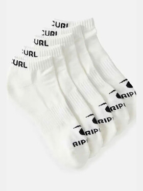 Rip Curl BRAND ANKLE 5-PK white pánské kotníkové ponožky