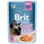 Brit cat Premium D Fillets in Gravy with Salmon 85 g