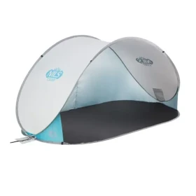 NILS Camp NC3174 šedý / Samorozkládací plážový stan / 120 x 220 x 100 cm / Vodní sloupec: 450 mm (5907695597110)