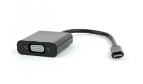 Gembird adaptér USB Typ-C (M) na VGA (F) / černá (AB-CM-VGAF-01)