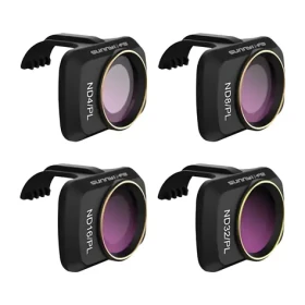 Sunnylife MM-FI9255 / Sada ND-PL filtrů / pro DJI Mini 2, Mini 2 SE / ND4, ND8, ND16, ND32 (MM-FI9255)