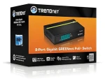 TRENDnet TPE-TG80G / Switch / 8-port Gigabit PoE+ / 123 W / 16 Gbit/s / kovové provedení (TPE-TG80G)