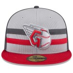 New Era Pánská kšiltovka Cleveland Guardians MLB Colorway 2025 Batting Practice 59FIFTY Fitted Velikost: 7 1/4