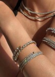 ELENYS Luminara – pozlacený náramek 18K žluté zlato Délka náramku: 16-18 cm