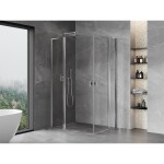 MEXEN/S - Mist L Duo sprchový kout dveře křídlové 100 x 95, transparent, chrom 8A4L-100-095-01-00