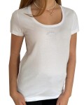Dámské triko Emporio Armani 163377 4R223 bílé