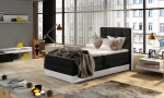 Boxspring Aster 90 látka: Monolith 37/Monolith 84, Varianta: Levá