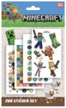 Minecraft set samolepek 200 ks - Pyramid