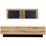 Postel Aris As14/160 dub evoke/černá s úložným prostorem