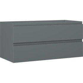 MEXEN/S - Orio koupelnová skříňka pod umyvadlo 100, 2 zásuvky, grafit mat 91A10-10047-2-BFF66