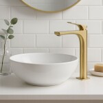 REA - Umyvadlová baterie Joe Brush Gold vysoká REA-B8991